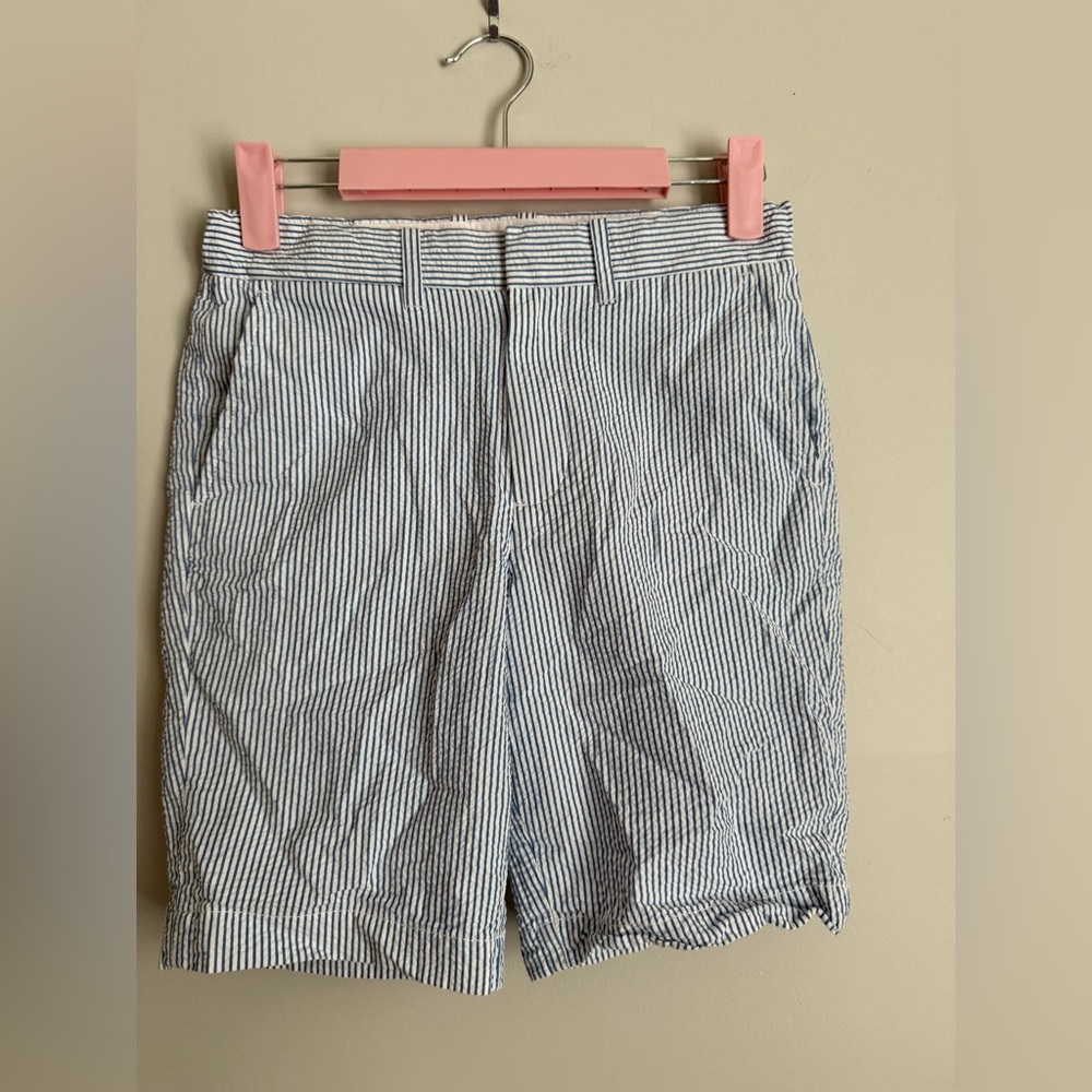 JCrew Crewcuts boys seersucker shorts size 10